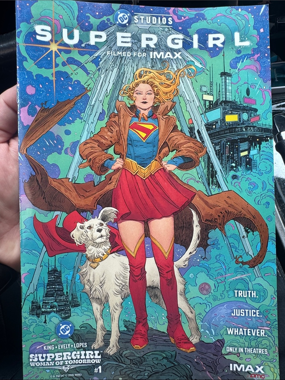 SUPERGIRL Woman of Tomorrow #1 DC Comics movie AMC IMAX variant Promo Comic Book